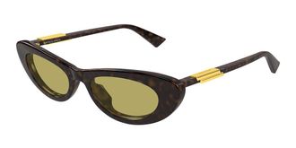 Bottega Veneta BV1447S 002 Womens Sunglasses Tortoiseshell Size 51