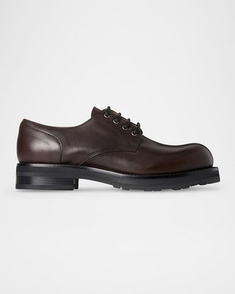 The Row Leather Derby Lug-Sole Shoes
