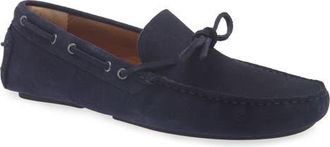 Gentle Souls Hermoso Suede Driving Loafer(Men) in Dark Blue Suede at Nordstrom, Size 10.5
