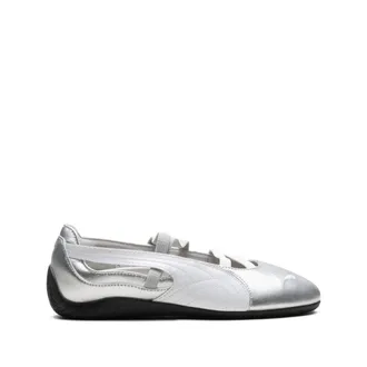 Puma Speedcat Silver Ballet Flats