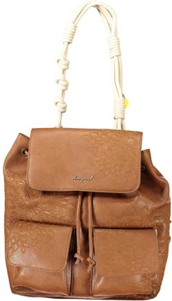 Desigual Sierra Prisa Mini Rugzak - Dames - Rugzakken - Bruin - ONE Size - Tassen
