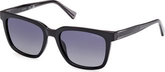 Guess GU00050 Polarized 01D Mens Sunglasses Black Size 54