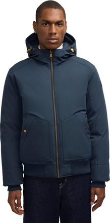 Pajar Mens Pine Bomber with Fixed Hood and Detachable Faux Fur Trim