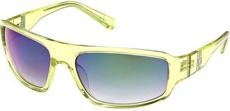 Guess GU00080 39C Mens Sunglasses Yellow Size 62