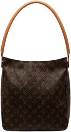 Louis Vuitton Pre-owned Shoulder Bags, female, Brown, Size: ONE SIZE Pre-owned Looping GM