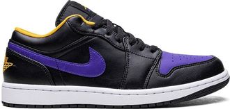 Nike Jordan Air Jordan 1 Low Dark Concord sneakers - unisex - Leather - 8.5 - Black