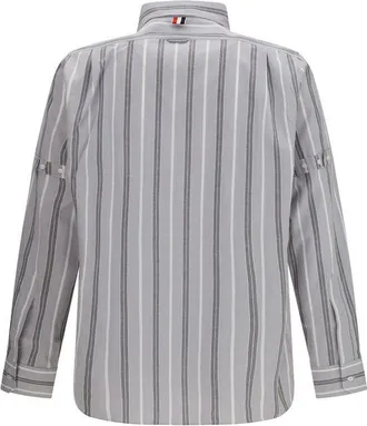 Thom Browne Madras Shirt - Gray