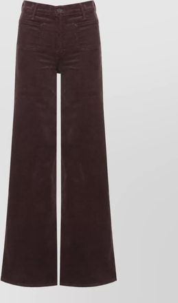 Mother corduroy straight-leg trousers