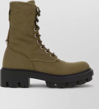Prada canvas boots