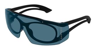 Alexander McQueen AM0489S 002 Mens Sunglasses Black Size 99