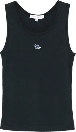 Maison Kitsun&eacute; Tops, Dames, Blauw, M, Sleeveless Tops