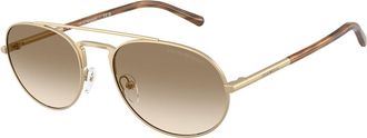 Emporio Armani EA2171 300213 Mens Sunglasses Gold Size 57
