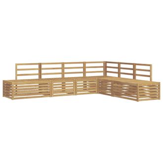 vidaXL Conjunto De Sof&aacute;s De Exterior 6 Pieza Blanco Vidaxl