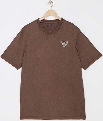Jacamo Relaxed Fit Dyed Snake Graphic T-Shirt