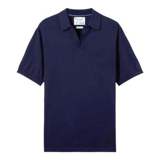 Saint Barth Heren, Tops, Blauw, Maat: M Katoen