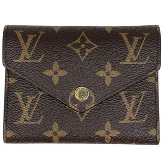 Louis Vuitton Monogram Brown Monogram Wallet (Tri-Fold) (Pre-Owned)