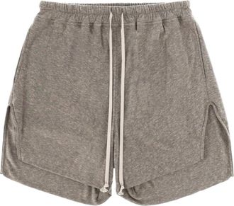Rick Owens Grey Solid Shorts