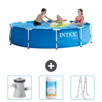 Intex Piscina Con Estructura Redonda - 305x76 Cm - 6-piezas Scb84