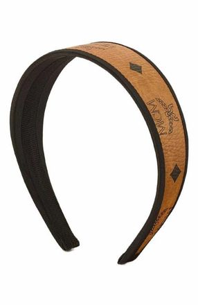 MCM Headband in Visetos in Cognac at Nordstrom