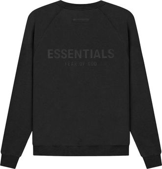 Fear of God Essentials Crewneck - Heren - Sweatshirts - Zwart - XL - Katoen - Hoodies & sweatvesten