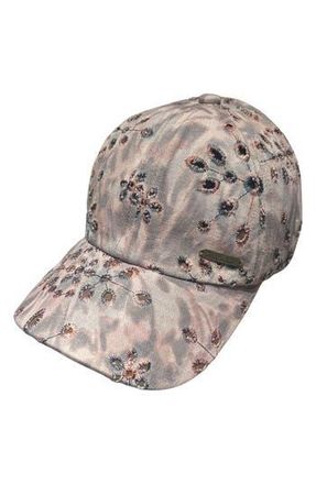 Nicole Miller Eyelet Baseball Cap in Blush at Nordstrom Rack
