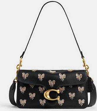 Coach Tabby Shoulder Bag 26 With Dainty Bow Embellishment