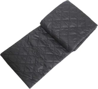 Chanel Pre-owned Scarves, female, Black, Size: ONE SIZE Pre-owned Quilted Stole