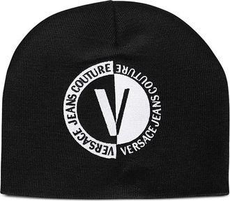 Versace Jeans Couture Cappello con logo ricamato - Nero