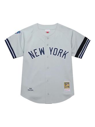 Mitchell & Ness x MLB New York Yankees 2000 Derek Jeter overhemd - Grijs