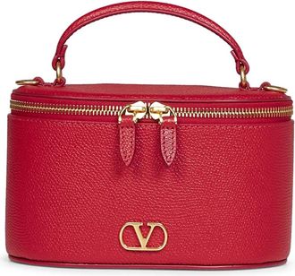 Valentino Garavani Mini bolso Vanity VLogo Signature - Bags - Mujer - Rojo - ONE SIZE