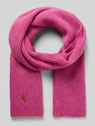 Pieces Schal mit Stickerei Modell MALIKA in Pink Melange, Gr&ouml;&szlig;e 1