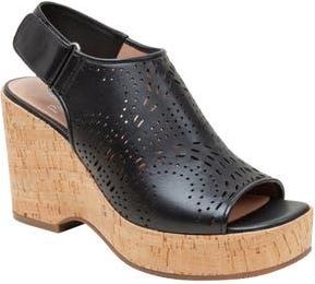 Linea Paolo Viviana Platform Wedge Sandal in Black at Nordstrom Rack, Size 5.5