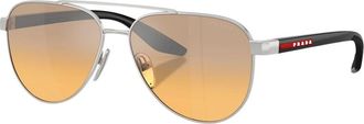 Prada Sunglasses, unisex, Gray, Size: 58 MM Psa52S Sunglasses