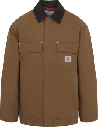 Carhartt Work in Progress Detroit Jacket - Heren - Zomerjassen - Bruin - M - Katoen - Jassen