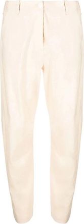 Rag & Bone Casual Linnen Beige Broek - Dames - Slim Fit Broeken - Beige - XS - Linnen - Broeken