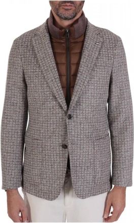 HUGO BOSS Hombre, Chaquetas, Beige, Talla: L