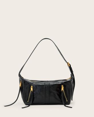 AllSaints Jean Rey Leather Shoulder Bag