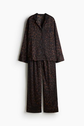 H&M Satinpyjama - Beige