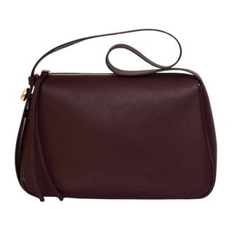 Tory Burch Romy Schoudertas - Dames - Tassen - Rood - Maat: ONE Size Leer