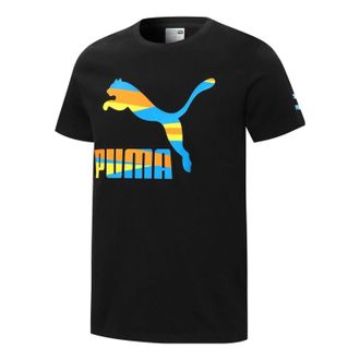 Puma Colorful Logo T-Shirt Black 534990-01