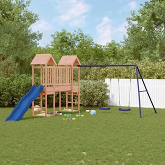 vidaXL Parque Infantil De Exterior Madera Maciza Douglas Vidaxl