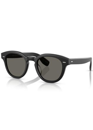 Oliver Peoples Cary Grant Sun Round-frame Sunglasses - Black - One Size