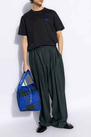 Burberry Embroidered T-shirt, Mens, Black