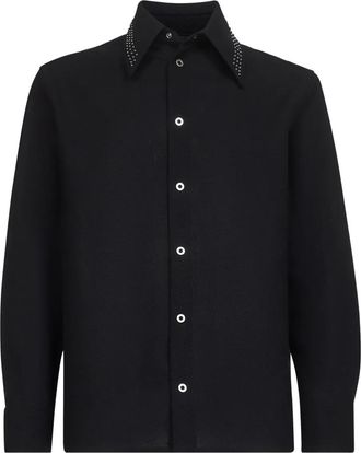 Jil Sander Camicia in lana - Nero