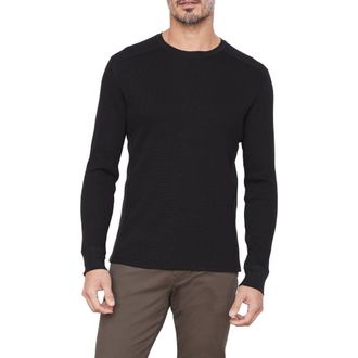 Vince Thermal Long Sleeve T-Shirt in Black at Nordstrom Rack, Size Large