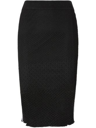 Pinko Womens Elettra Gonna Pencil Skirt In Black