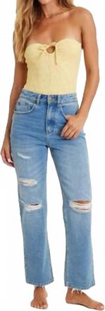Amuse Society Tessa Jeans In Inw-Indigo Wash