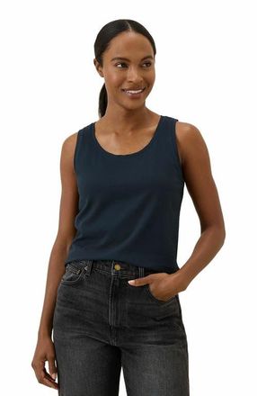 Pact Organic Cotton Luxe Stretch Jersey Tank in Midnight Blue at Nordstrom, Size Xx-Large