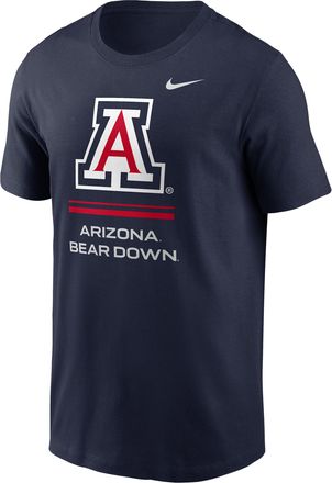 Nike Arizona Sideline Nike Mens Dri-FIT College T-Shirt in Blue | 02ET41SUAN-ZK0