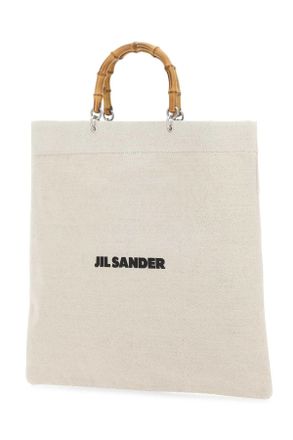 Jil Sander Mens Sand Canvas Handbag 280 Exterior: Fabric Borse A Mano